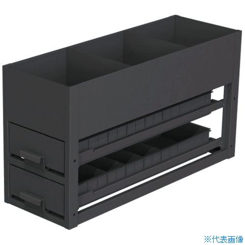 ■JEFCOM バンキャビネット(サイド棚) SCTS12(5232734)[法人限定][外直送元]