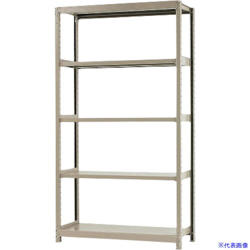 ■北島 軽中量200K単体W1200XD300XH2100アイボリー5段 T200120302105(5259693)[法人・事業所限定][外直送元]