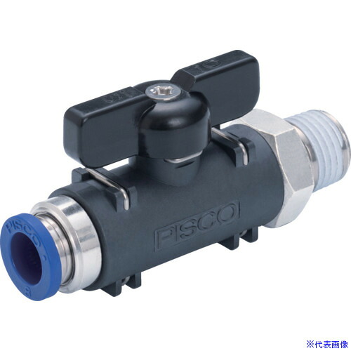 ■PISCO ボールバルブSUS304 ストレート BVC601004SUS(5272417)[送料別途お見積り][法人限定][メーカー取寄]