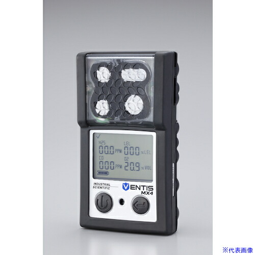 ■ガステック マルチガスモニターMX4(拡散式、酸素・メタン用) MX4OM(5287859)[送料別途見積り][法人・事業所限定][掲外取寄]