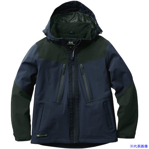 ■G.G. 0284-00 防水防寒ブルゾン ネイビー L 0284001L(5290906)[送料別途お見積り][法人限定][掲外取寄]｜ファーストFACTORY