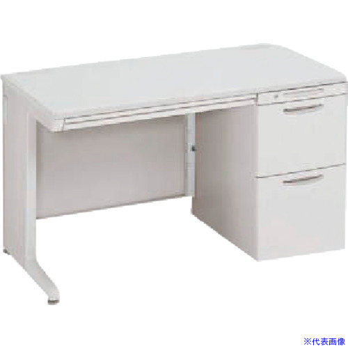 ■OKAMURA SDデスク片袖3段L1100W DS13LNMB51(5291874)[送料別途お見積り][法人限定][外直送]