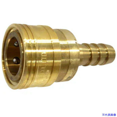 ■NKCカップリング TS型カップリングソケット(BSBM) 3/8ホースニップル TS3SHB(5357850)×10[送料別途お見積り][法人限定][掲外取寄]