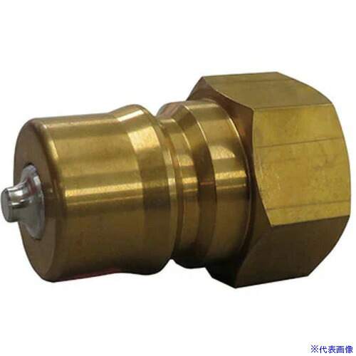 ■NKCカップリング KS型カップリングプラグ(BSBM) Rc1－1/2 メネジ KS12PB(5359466)[送料別途お見積り][法人限定][掲外取寄]