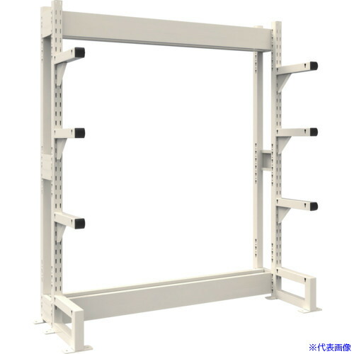 ■TRUSCO ボルトレス長尺保管棚M3 単式基本1200X300XH1500 4段 VRM35434(5380589)[送料別途お見積り][法人限定][直送]｜ファーストFACTORY