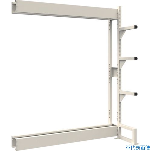 ■TRUSCO ボルトレス長尺保管棚M1.5 単式連結900X450XH1800 4段 VRM1.56354B(5383530)[送料別途お見積り][法人限定][直送]