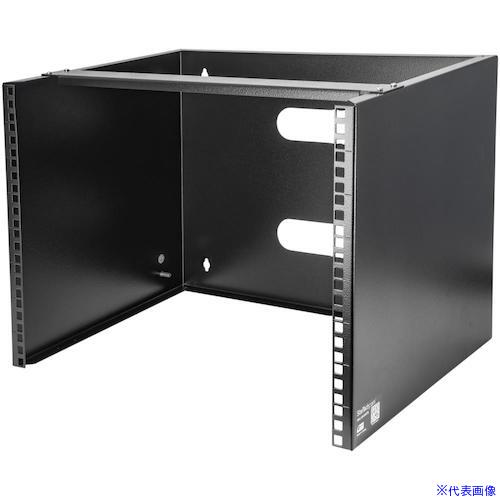 ■スターテック サーバーラック/8U/19インチ/垂直 壁掛け用 ブラケット/奥行35cm/スチール製/ネットワーク機器 ラック WALLMOUNT8(5389650)[法人・事業所限定][外直送元]