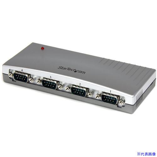 ■スターテック USB - RS232C 変換ハブ/USB 2.0/4ポート DB9ピン/シリアルコンバーター 変換アダプター ICUSB2324(5389716)[法人・事業所限定][外直送元]