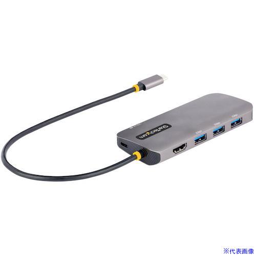 ■StarTech ドッキングステーション/USB－C/4KHDMI/100WPD/USBハブ/イーサネット/多機能 USBマルチハブ 127BUSBCMULTIPORT(5391250)[法人限定][外直送元]