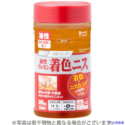 ■KANSAI 油性ウレタン着色ニス 300ML 新けやき 776121300(5429544)×12[送料別途お見積り][法人限定][掲外取寄]