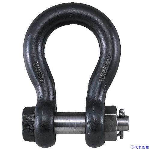 ■コンドーテック JIS規格シャックル BBシャックル 42(11.0t) 生地 022BBNA042(5431396)[送料別途見積り][法人・事業所限定][外直送]
