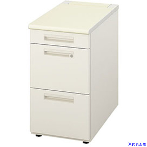 ■NAIKI 脇デスク(ロングストローク) XEHH型/天板:ホワイト 本体:クリアーホワイト/W400×D800×H720 XEHH048HWH(5438791)[送料別途お見積り][法人限定][外直送]