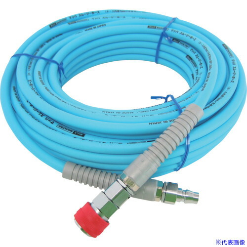 ■マッハ スムージーホース ワンタッチロックカップリング付 7x10x30m NZG730S(5446622)[送料別途お見積り][法人限定][掲外取寄]