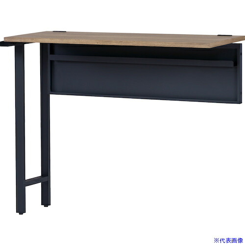 ■DAISHIN レクタ デスク 連結タイプ ブラックフレーム 1800&times;450&times;720 FD184507CBMPB(5449819)[法人限定][外直送元]｜ファーストFACTORY