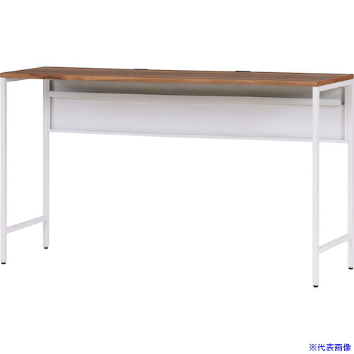 ■DAISHIN レクタ デスク 基本タイプ ホワイトフレーム 1800&times;450&times;1000 FD184510WMPB(5449865)[法人限定][外直送元]｜ファーストFACTORY