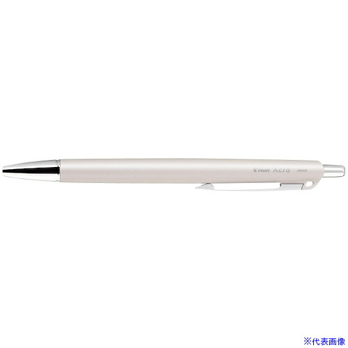 ■PILOT なめらか油性ボールペン アクロ500 極細 黒 BAC50EFSIBE(5459428)×10[送料別途お見積り][法人限定][掲外取寄]