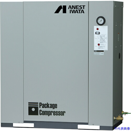 ■アネスト岩田 レシプロコンプレッサー(給油式) パッケージコンプレッサ 2.2KW 50Hz CLP22EF14M5(5481570)[法人限定][外直送元]｜ファーストFACTORY