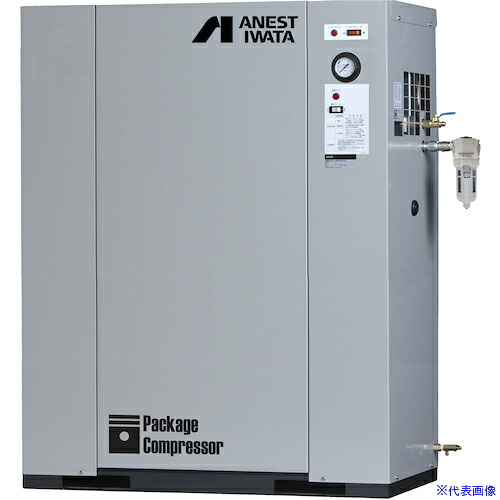 ■アネスト岩田 レシプロコンプレッサー(給油式) パッケージコンプレッサ D付 2.2KW 60Hz CLP22EF14DM6(5483135)[法人限定][外直送元] 320,265円