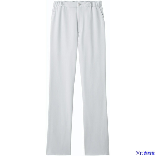 ■FOLK 男女兼用ニットパンツ ライトグレー L 5033SC5L(5525245)[送料別途お見積り][法人限定][掲外取寄]