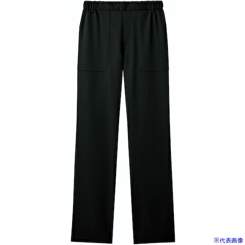 ■FOLK 男女兼用パンツ ブラック SS 5032SC9SS(5529988)[送料別途お見積り][法人限定][掲外取寄]