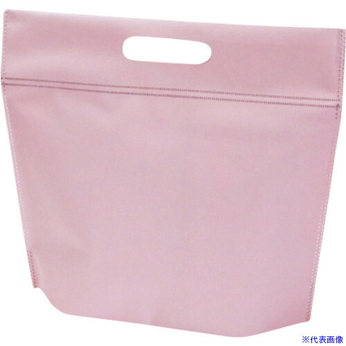 ■a－1 カラークール チャックシール小判抜き 小 ライトピンク LC0627NI20(5554716)×10[送料別途お見積り][法人限定][掲外取寄]