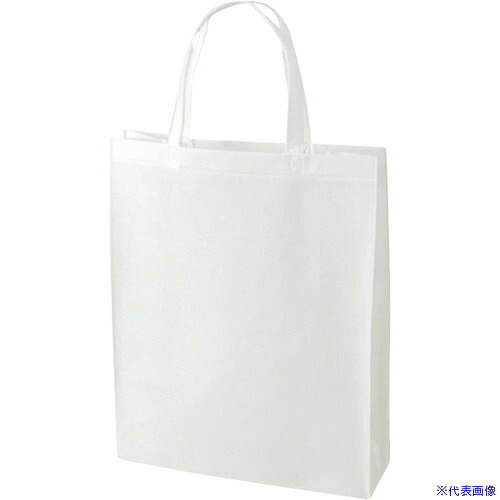 ■a－1 ベーシックトート100 A4縦 白 LC0190AC20(5554731)×10[送料別途お見積り][法人限定][掲外取寄]