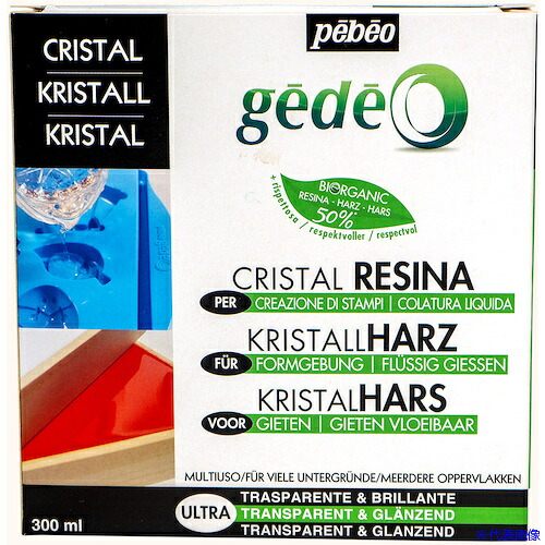 ■Pebeo バイオベース・クリスタルレジンキット300ml(主剤200ml+硬化剤100ml) 766142(5568804)