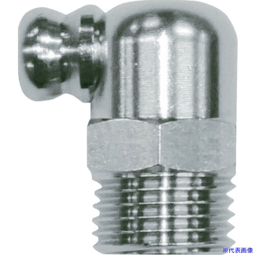 ■KURITA グリースニップル C型G1/8丸頭 (100個入) GNC1M100P(5569231)[送料別途お見積り][法人限定][掲外取寄]