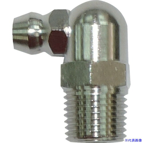 ■KURITA グリースニップル C型R3/8 50個入 GNC3J50P(5569354)[送料別途お見積り][法人限定][掲外取寄]｜ファーストFACTORY