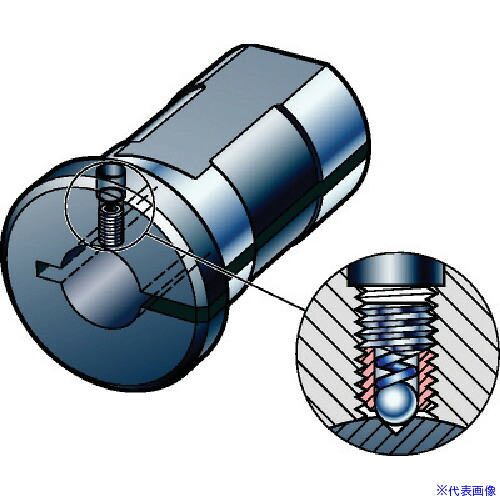 ■SANDVIK 丸シャンクバイト用イージーフィックススリーブ(480) 132L2210050B(5589649)[送料別途お見積り][法人限定][掲外取寄]