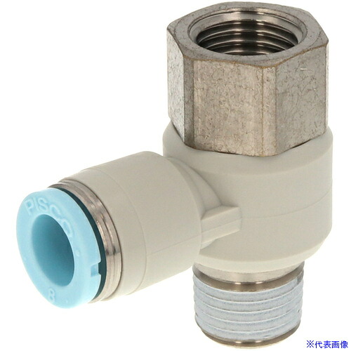 ■PISCO チューブフィッティング クリーンルーム包装 PHF1204C(5593636)×10[送料別途お見積り][法人限定][掲外取寄]