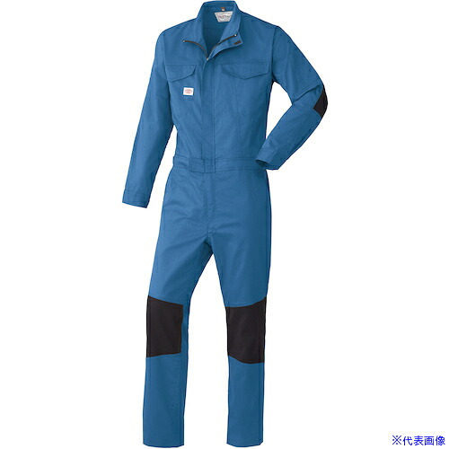 ■AUTO－BI SS(春夏)モデル つなぎ服22011－001ネイビーブルー－sサイズ 22011001S(5622618)[送料別途お見積り][法人限定][掲外取寄]