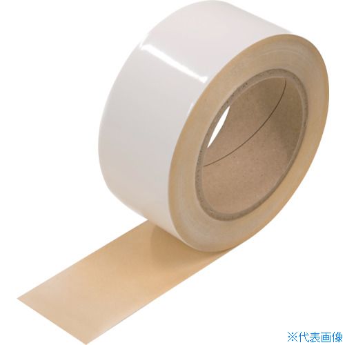 ■TRUSCO 強粘着・高耐久ラインテープ(屋内/屋外兼用) 白 幅50MM×長さ20M TLTO5020W(5630175) 6,574円