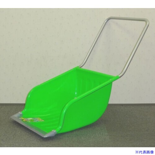 ■SANKO pla 【北海道限定販売品】カッターキャリー深型 蛍光グリーン W590&times;D320&times;H1330 54412(5642705)&times;5[送料別途お見積り][法人限定][外直送]｜ファーストFACTORY