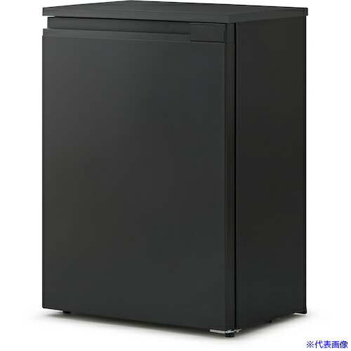 ■IRIS 107065 奥行スリム冷蔵庫 66L ブラック IRSN7AB(5660746)[法人限定][外直送元]｜ファーストFACTORY