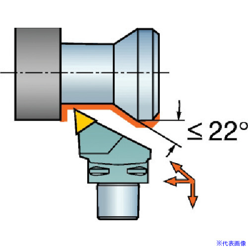 ■SANDVIK コロマントキャプト T&minus;Max P用カッティングヘッド(410) C4MTJNL2705016(5670462)[送料別途お見積り][法人限定][掲外取寄]｜ファーストFACTORY