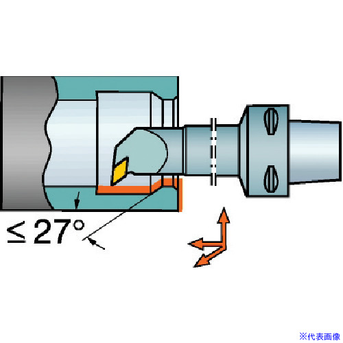 ■SANDVIK コロマントキャプト コロターン107用カッティングヘッド(410) C5SDUCR1709011(5678978)[送料別途お見積り][法人限定][掲外取寄]
