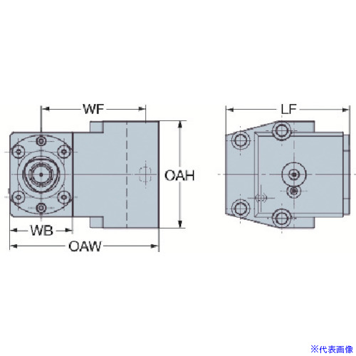 ■SANDVIK キャプトクランピングユニット(550) C6TLEMZF(5685117)[送料別途お見積り][法人限定][掲外取寄]｜ファーストFACTORY