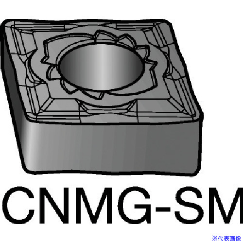 ■SANDVIK T－Max P 旋削用ネガチップ(110) 2025 CNMG160608SM(2025)(5692458)×10[送料別途お見積り][法人限定][掲外取寄]