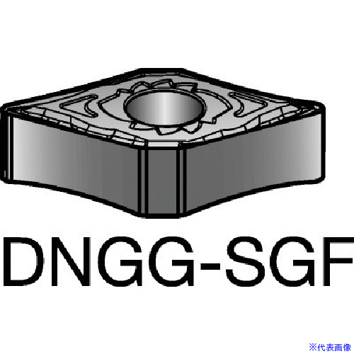 ■SANDVIK T&minus;Max P 旋削用ネガチップ(110) H13A DNGG150604SGF(H13A)(5701562)&times;10[送料別途お見積り][法人限定][掲外取寄]｜ファーストFACTORY