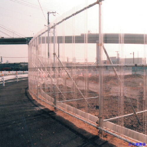 ■タキロン ポリカーボネート透明仮囲い クリアフェンス 2000mmX540mm CLEARFENCEA2000A(5724764)[法人・事業所限定][外直送元]