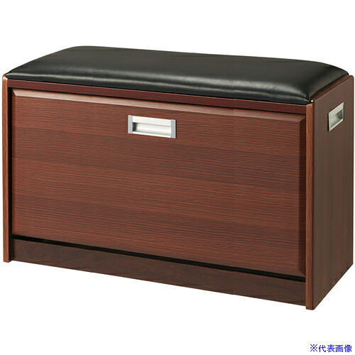 ■TASSCOM ベンチ式シューズラック 80cm ブラウン TAN81780BR(5727483)[法人限定][外直送元] 13,252円