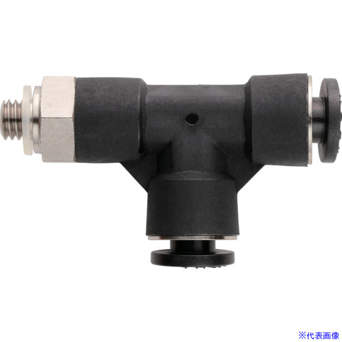 ■潤工社 ワンタッチ継手Mシリーズ サービステー 6mm M5 PTBM6M5PM(5729151)×50[送料別途お見積り][法人限定][掲外取寄]