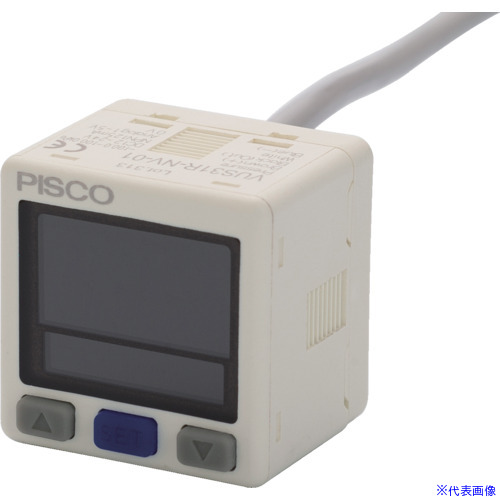 ■PISCO 2画面3色デジタル表示付圧力センサ31・32 SEU-31-NV-01(5738582)[送料別途見積り][法人・事業所限定][掲外取寄]