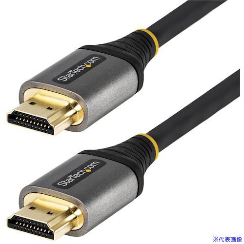 ■StarTech HDMI 2.0 ケーブル/5m/4K60Hz/プレミアム認証/イーサネット対応/オス－オス/モニターケーブルコード HDMMV5M(5745271)