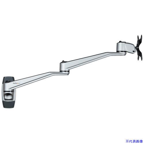 ■スターテック モニターアーム/1画面/最大34インチ/広可動域/耐荷重14kg/多関節/パソコン ディスプレイアーム ARMWALLDSLP(5746871)[法人・事業所限定][外直送元]