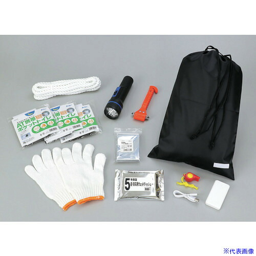 ■ArTeC 車載用防災セット(35517) 35517(5766480)[送料別途お見積り][法人限定][外直送]