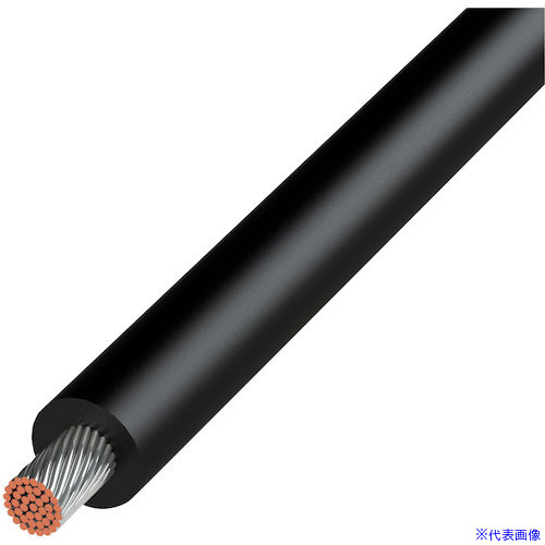 ■KYОWA UL耐熱ビニル絶縁電線 UL1015AWG14BK153M(5772436)[送料別途お見積り][法人限定][掲外取寄]｜ファーストFACTORY