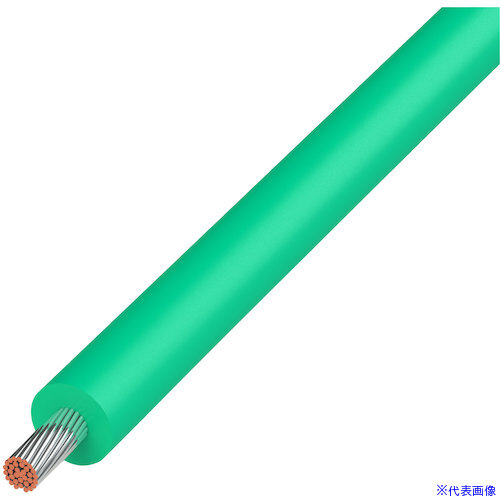■KYОWA UL耐熱ビニル絶縁電線 UL1015AWG18GR305M(5772439)[送料別途お見積り][法人限定][掲外取寄]