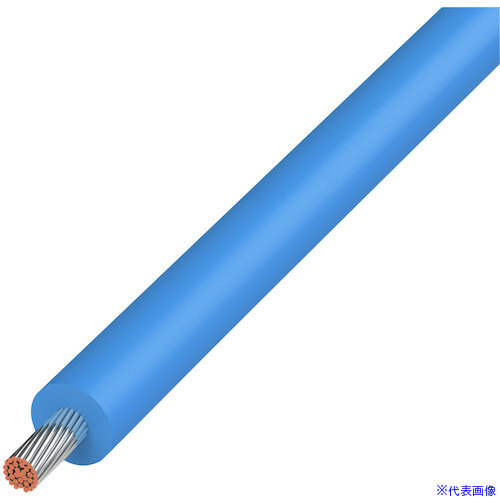 ■KYОWA UL耐熱ビニル絶縁電線 UL1015AWG18BL305M(5772465)[送料別途お見積り][法人限定][掲外取寄]